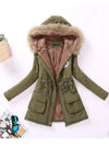 Casual Solid Long Parka