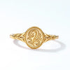 Gold Vintage Flower Ring