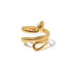 18K Gold Plated Snake Ring